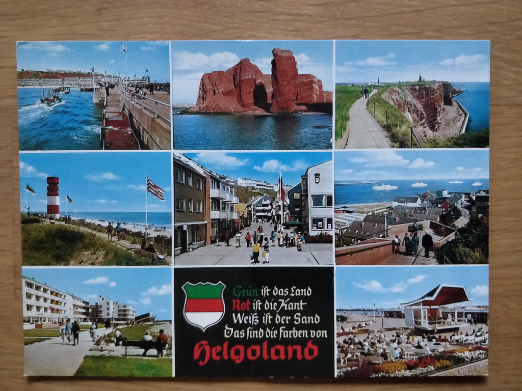 Postcard Helgoland 8 Pictures - Onesite Postcards For Sale